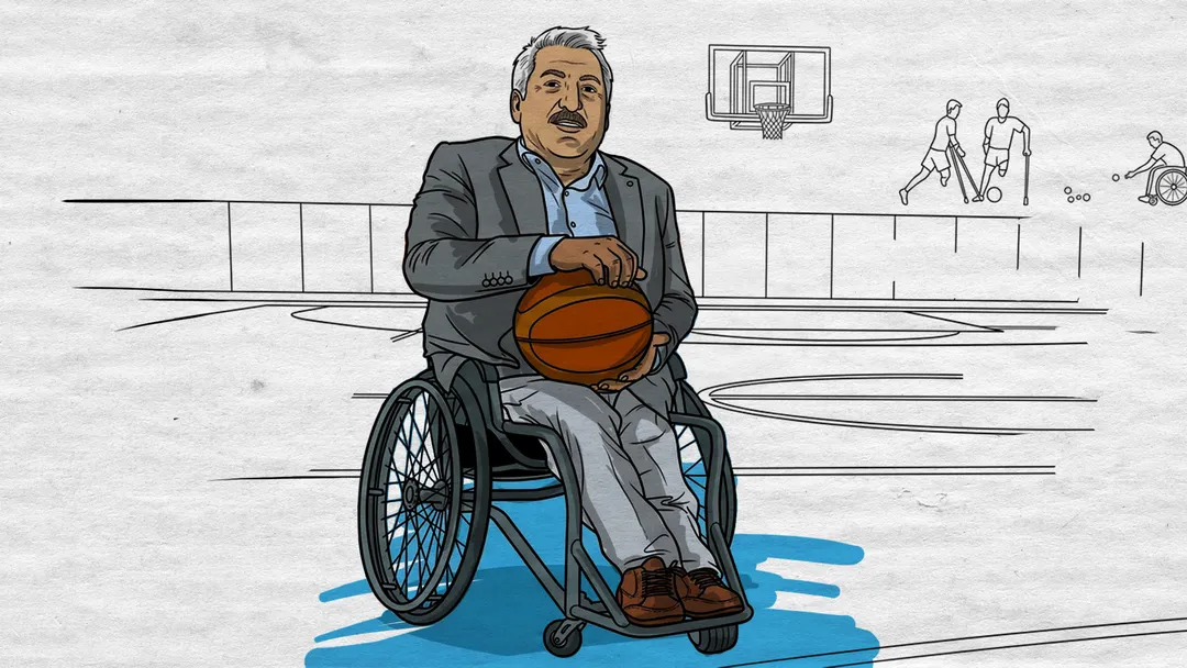 El sobreviviente de polio que transforma vidas y forma campeones del deporte adaptado en Türkiye