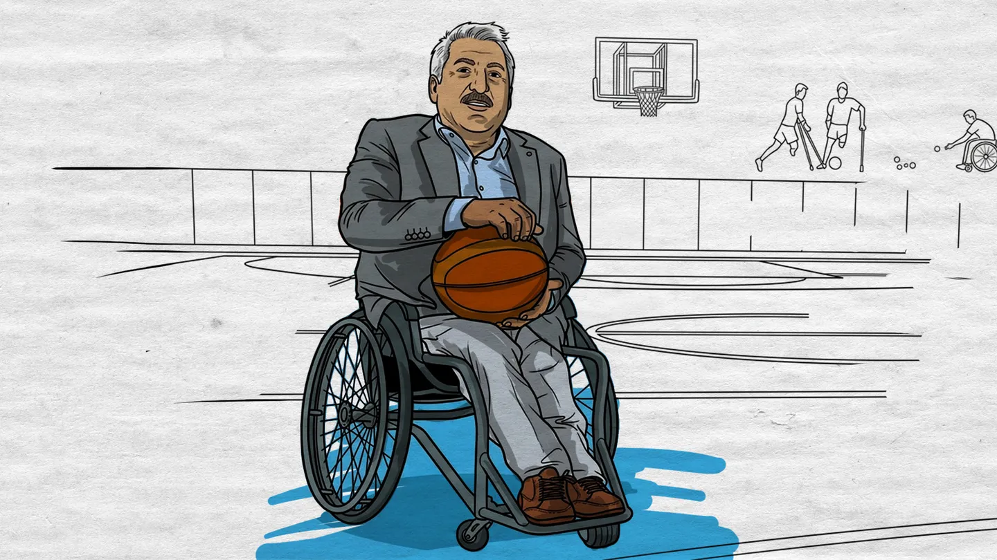 El sobreviviente de polio que transforma vidas y forma campeones del deporte adaptado en Türkiye