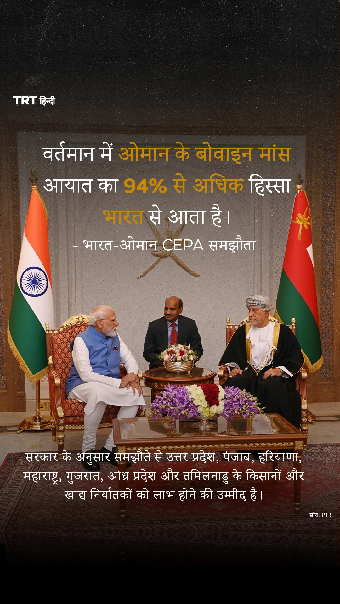भारत-ओमान CEPA समझौता 1 जून से लागू होना शुरू हो गया है।