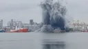 Naval drone explodes at Romania's Constanta port