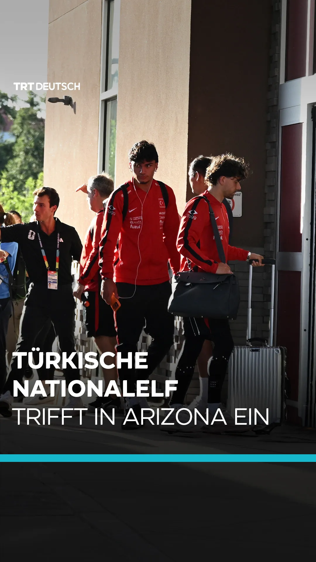 Türkische Nationalelf trifft in Arizona ein