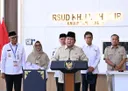Prabowo resmikan RSUD di Krui Lampung, soroti akses kesehatan lebih luas di daerah terpencil