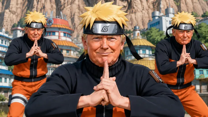 Naruto-themed Trump post draws criticism in Japan