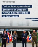 De Duitse bondspresident Steinmeier bezoekt het NAVO-hoofdkwartier JFC in Brunssum