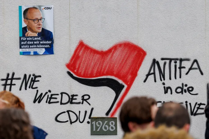 Ermittlungen nach Anti-Merz-Graffitis eingestellt