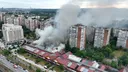 Zjarr në një qendër tregtare në Beograd, plagosen dy zjarrfikës