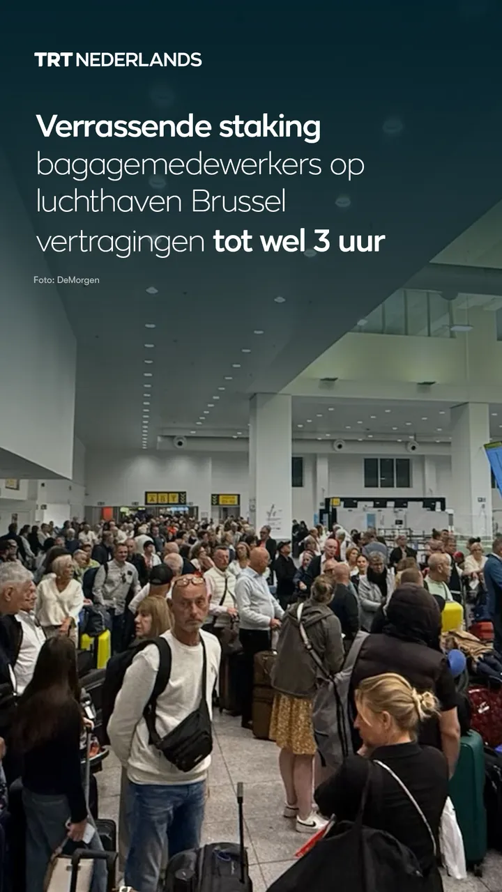 Vertragingen tot 3 uur op Brussels Airport als gevolg van onverwachte staking bij Aviapartner