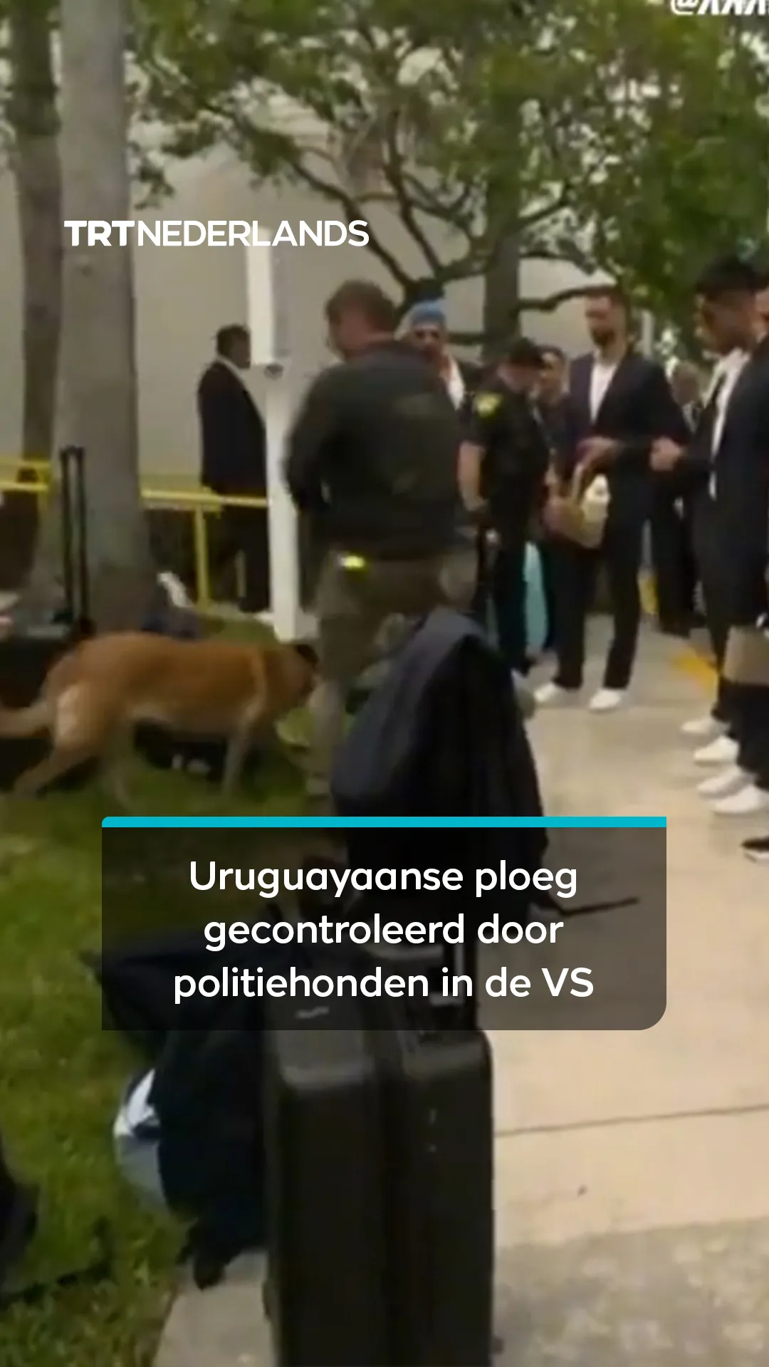 Uruguayaanse ploeg ondergaat strenge veiligheidscontroles na reisproblemen bij aankomen VS