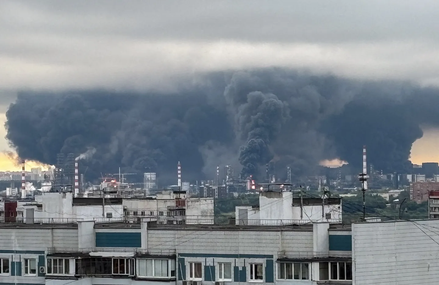 Москва подверглась крупнейшей атаке с начала войны