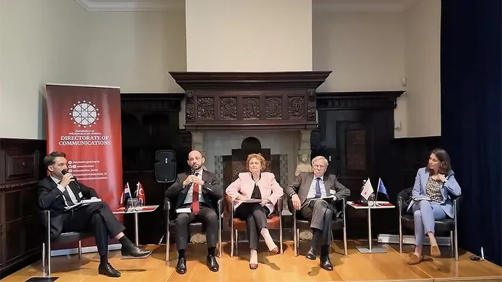 Panel over NAVO’s toekomst in een veranderend mondiaal veiligheidslandschap gehouden in Nederland