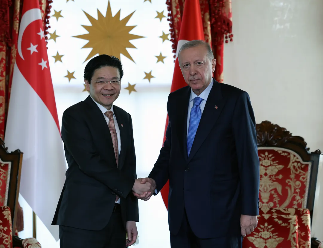 ولسمشر اردوغان او د سنګاپور لومړی وزیر وانګ د ستراتیژیکو اړیکو پر پراختیا او سیمه ییز ثبات خبرې وکړې
