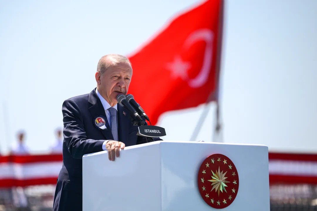 ولسمشر اردوغان: د لومړي ځل لپاره مو د ناټو او اروپايي ټولنې غړي هېواد ته جنګي بېړۍ صادره کړه