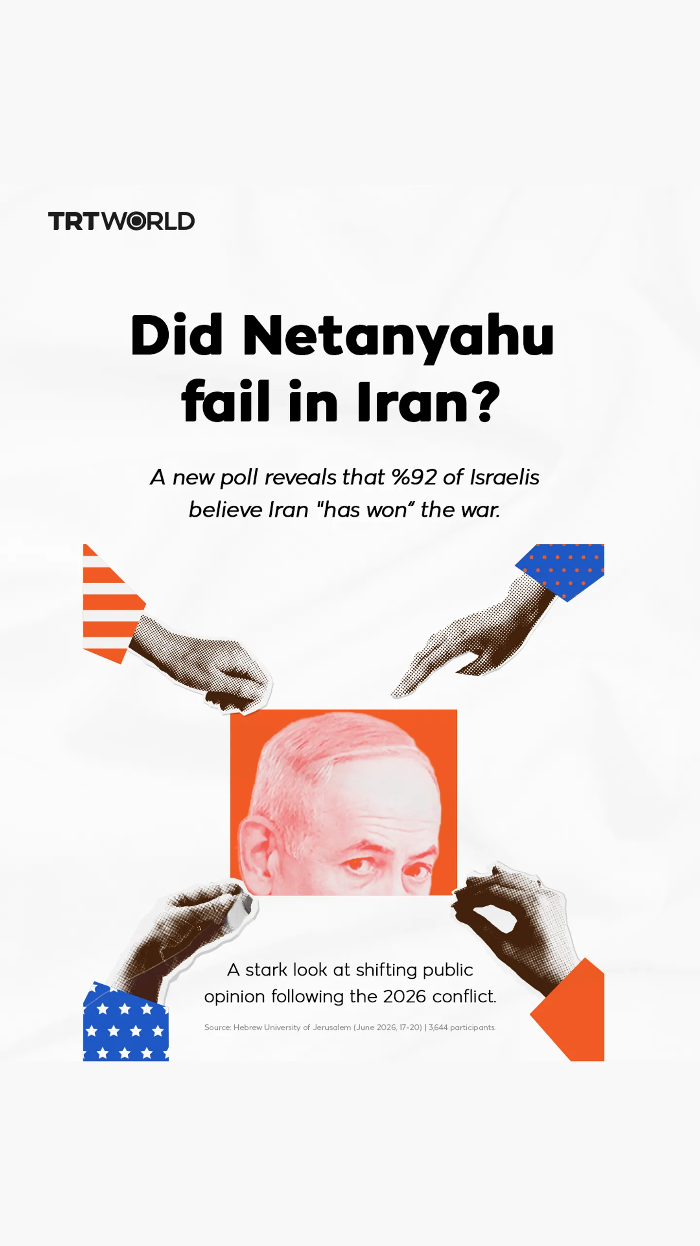 92% of Israelis believe Iran "has won” the war