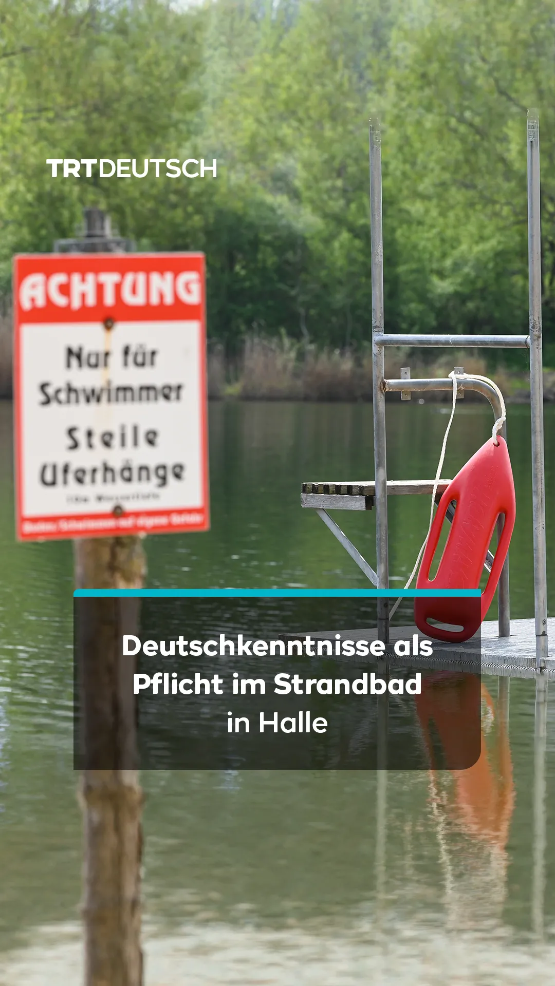 Deutschkenntnisse als Pflicht im Strandbad in Halle