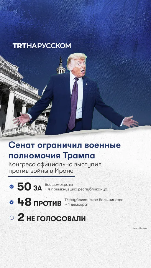 Сенат ограничил военные полномочия Трампа