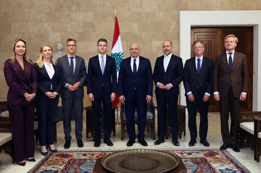 De Libanese president Aoun bespreekt regionale ontwikkelingen met Nederlandse ministers