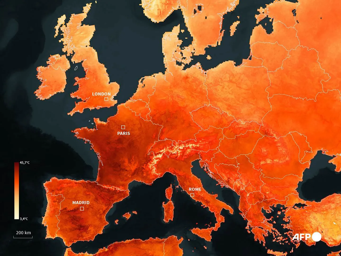 Europe's record heat fuels wildfires; France logs over 100 deaths in 24 hours