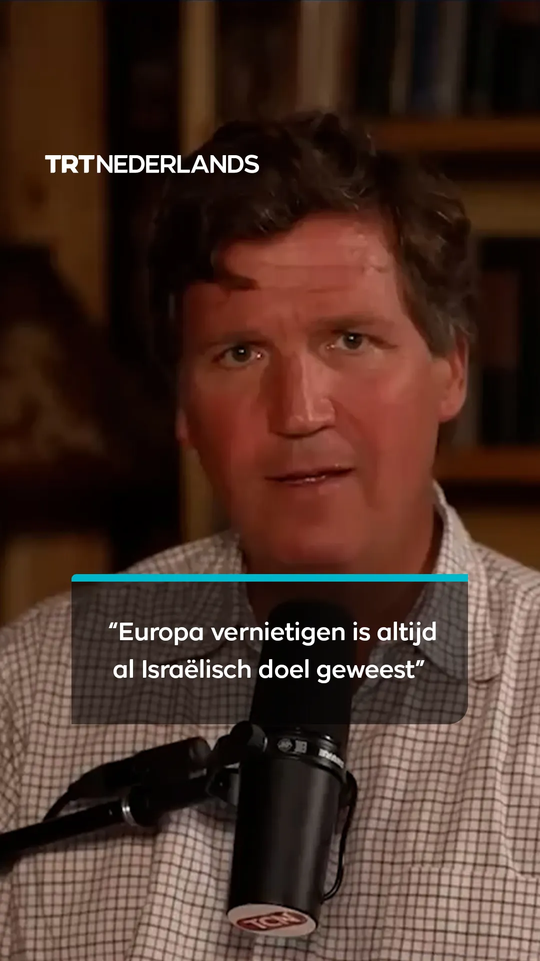 Tucker Carlson: Europa vernietigen is altijd al een doel van Israël geweest