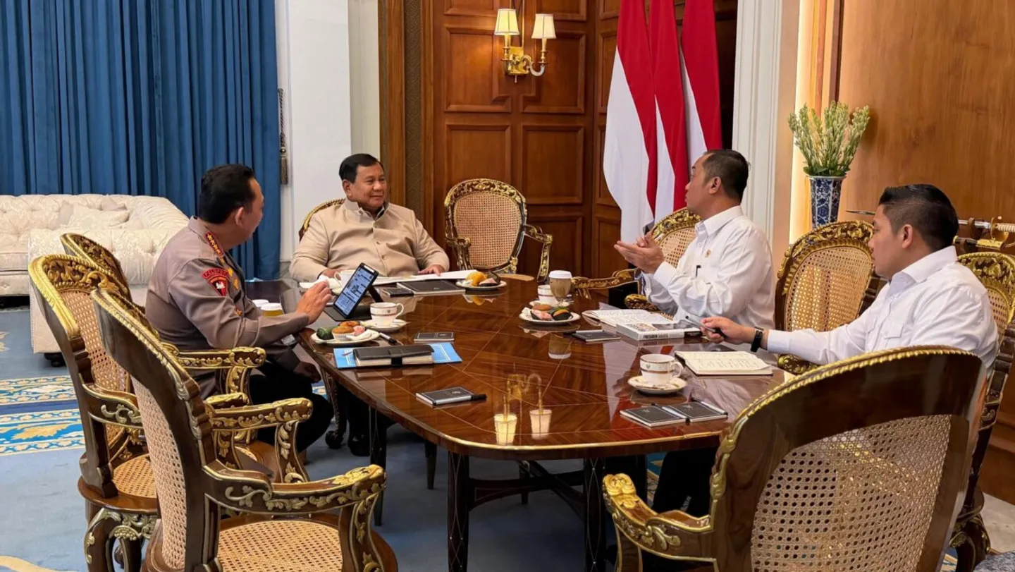 Prabowo terima Kapolri, stabilitas keamanan jadi sorotan jelang Hari Bhayangkara 2026