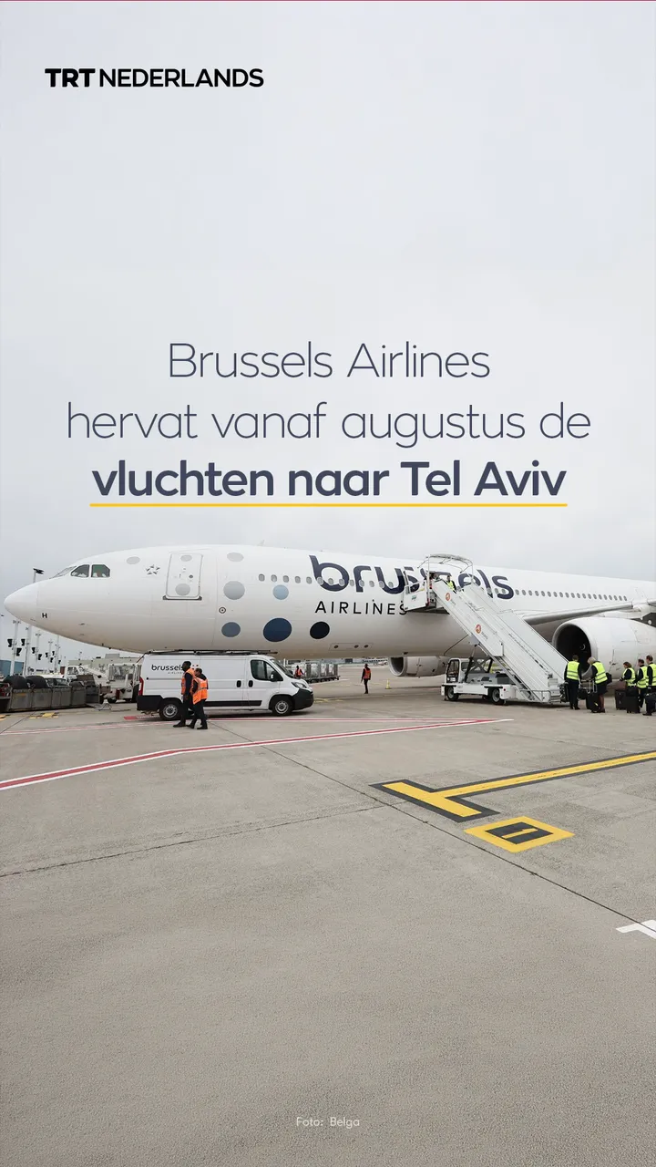 Brussels Airlines hervat vanaf augustus de vluchten naar Tel Aviv