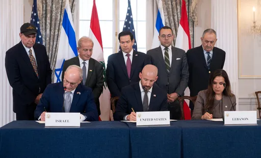 Israel, der Libanon und die USA unterzeichnen Rahmenabkommen