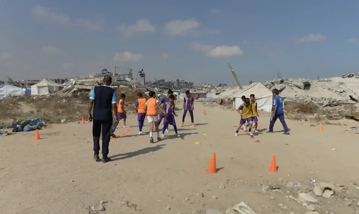 Gaza, pavarësisht shkatërrimit nga sulmet izraelite futbollistët nuk heqin dorë nga pasioni