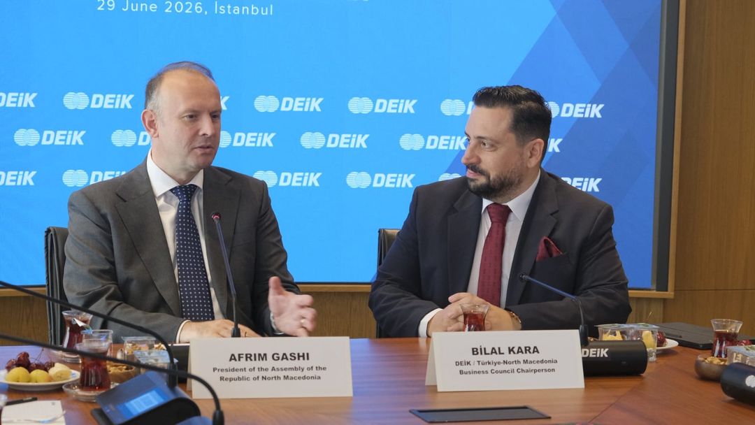 Kryeparlamentari Gashi viziton Këshillin e Biznesit DEIK Türkiye Maqedoni e Veriut