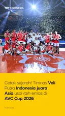 Timnas Indonesia menjuarai kejuaraan voli Asia AVC Cup di India