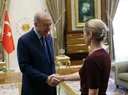Erdogan recibe a la jefa de la diplomacia de la UE antes de la cumbre de la OTAN en Ankara
