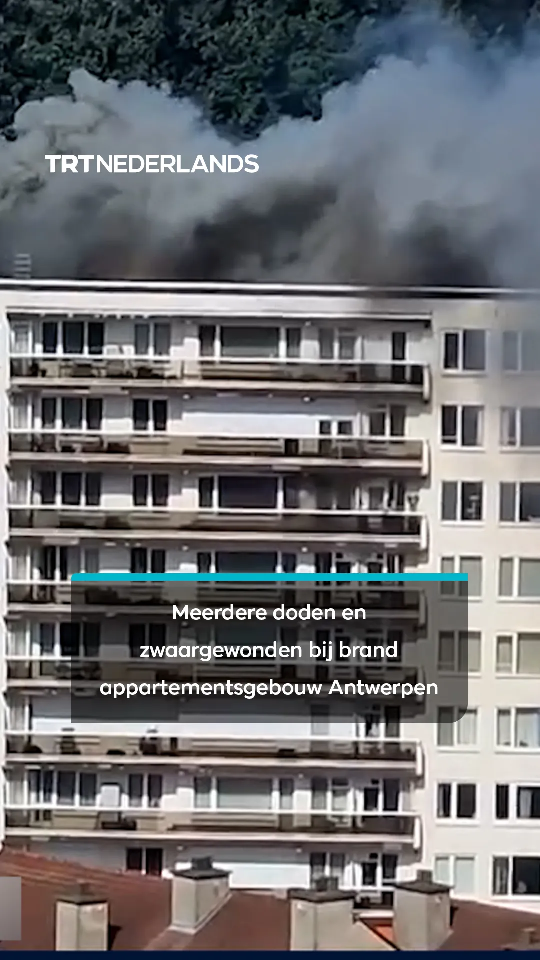 Meerdere doden en zwaargewonden bij grote brand appartementsgebouw op Linkeroever in Antwerpen