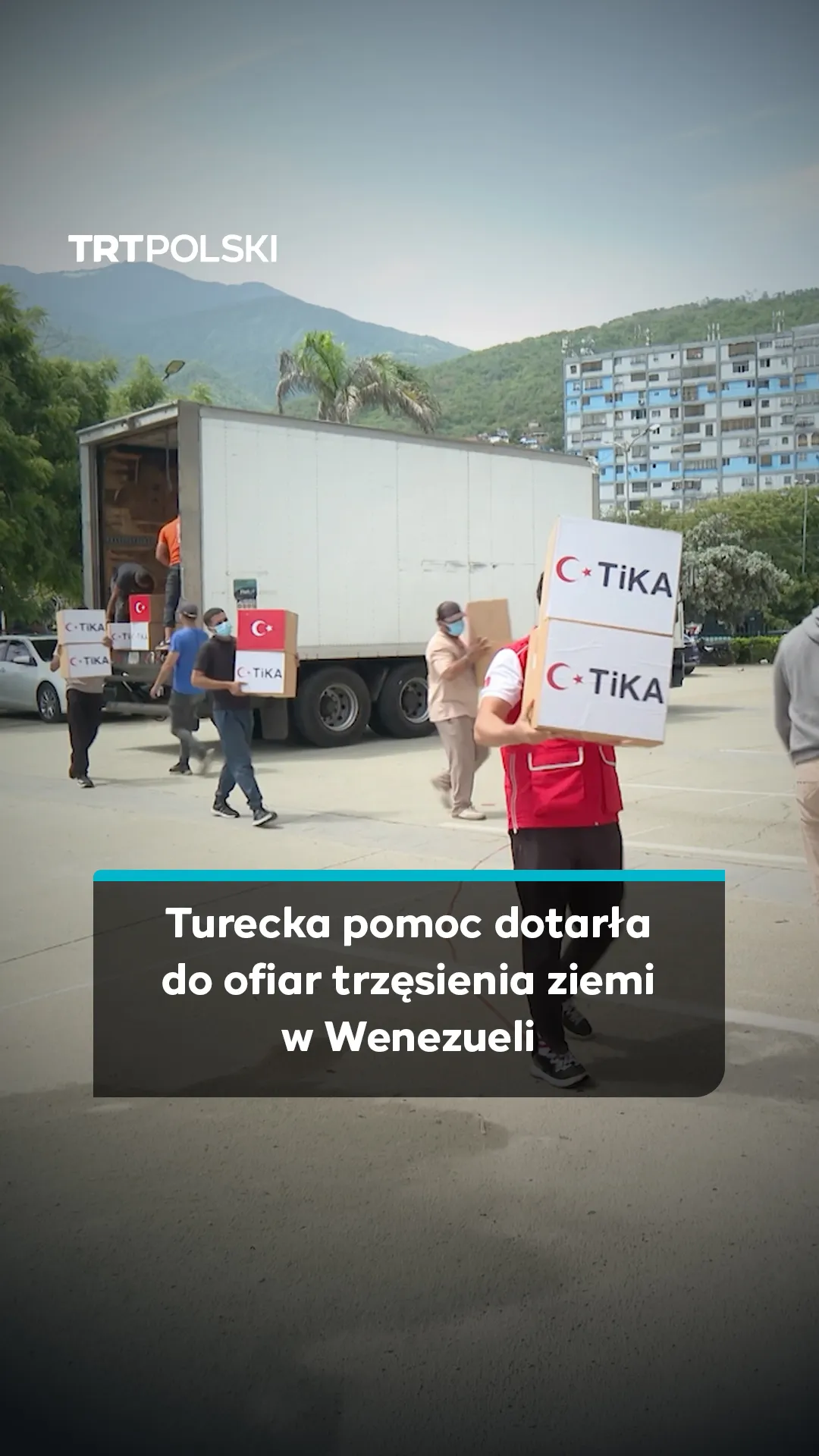 Turecka pomoc dotarła do ofiar trzęsienia ziemi w Wenezueli