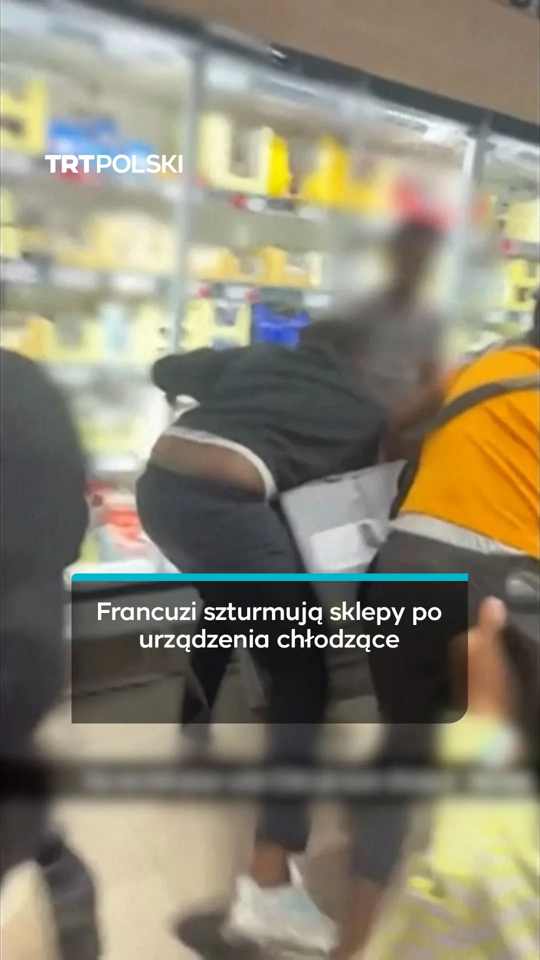 Francuzi szturmują sklepy po urządzenia chłodzące