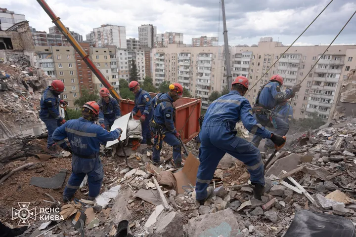Russia carries out deadly strikes in Ukraine on eve of NATO summit
