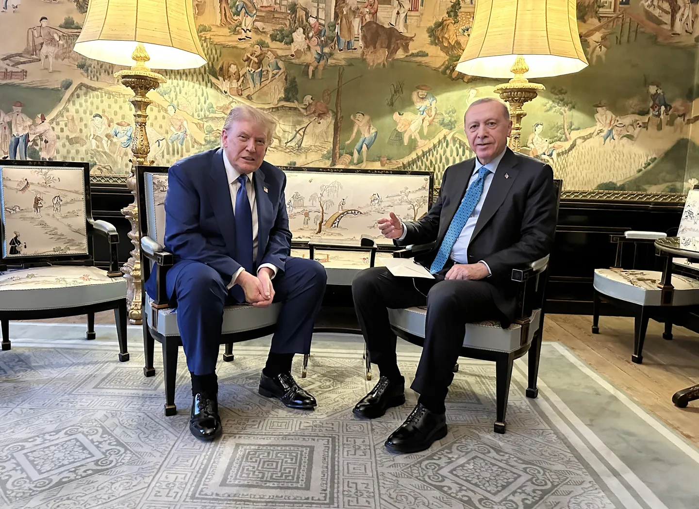 Le président américain Donald Trump en visite officielle en Türkiye mardi