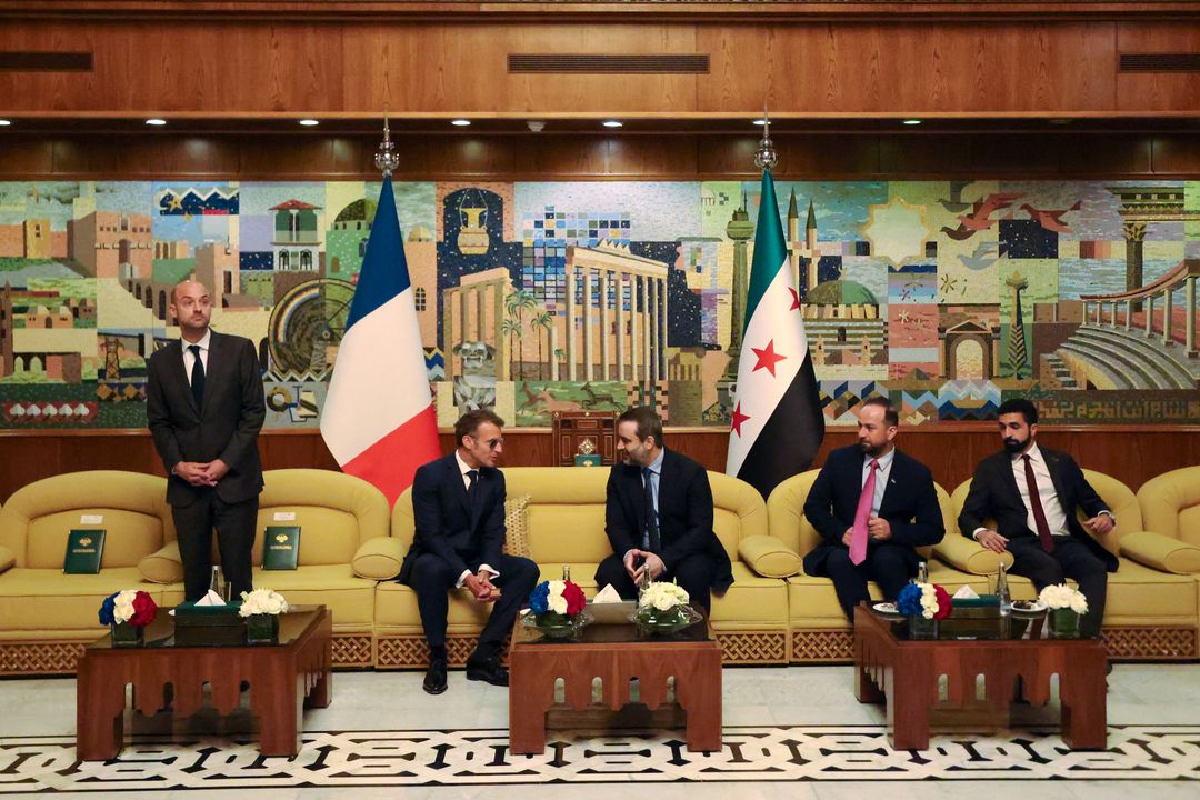 Macron becomes first EU head of state to visit Syria since Assad's ouster