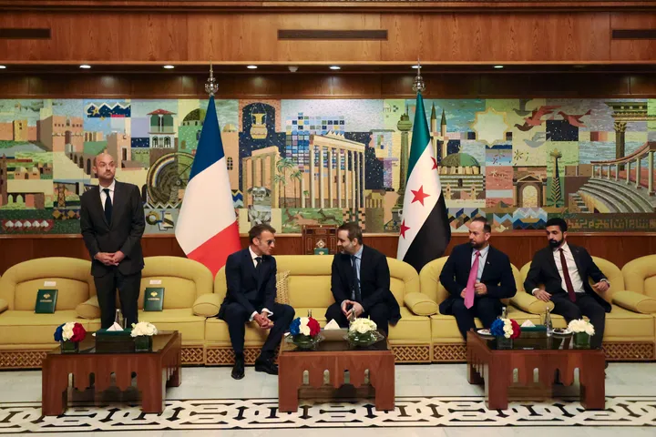 Macron becomes first EU head of state to visit Syria since Assad's ouster