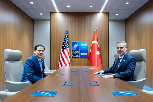 Fidan takon sekretarin amerikan të Shtetit në kuadër të Samitit të NATO-s