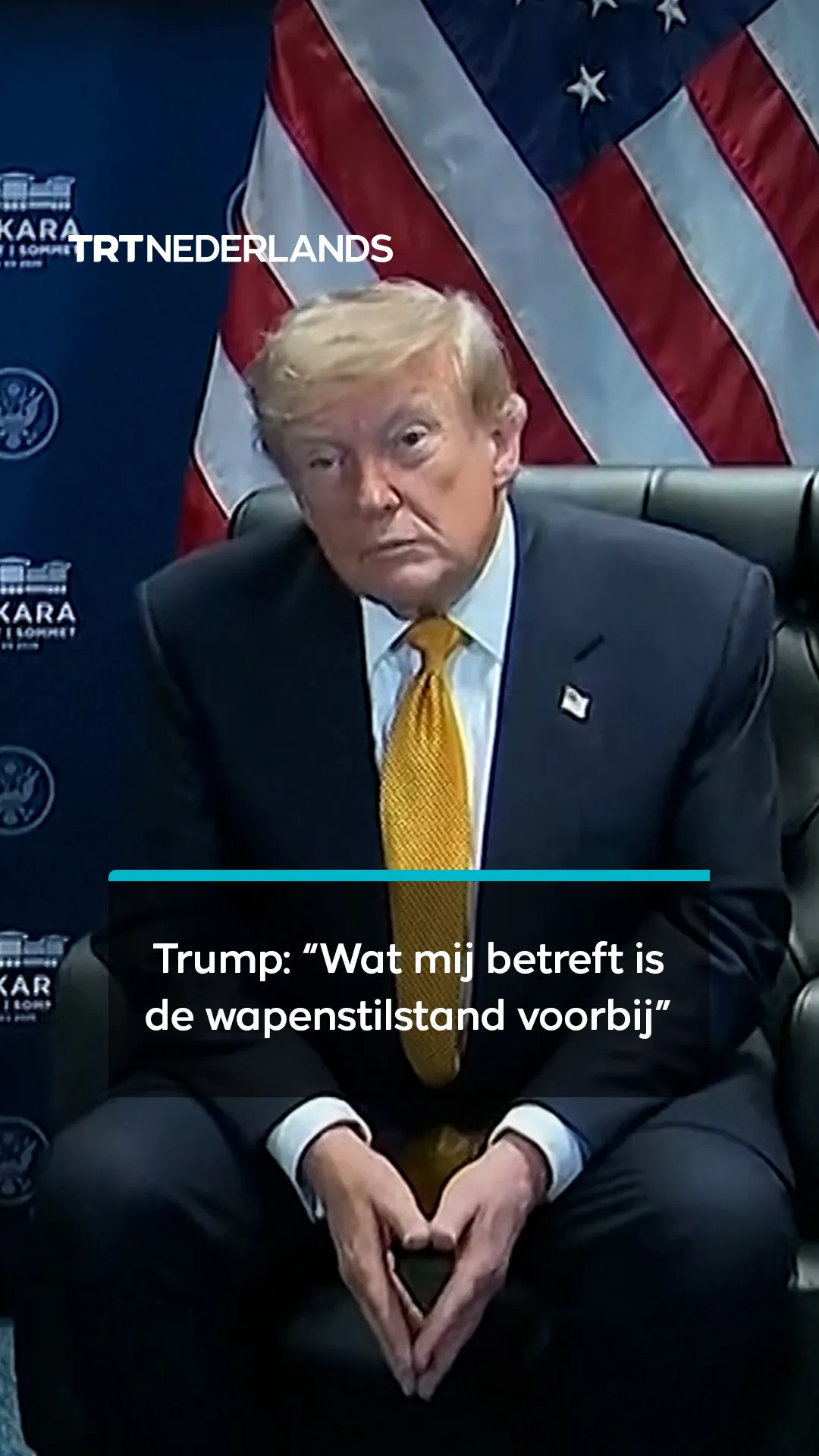 Trump verklaart bestand met Iran 'voorbij' na nieuwe luchtaanvallen