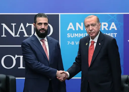 گفت‌وگوی اردوغان و الشرع در حاشیه نشست ناتو در آنکارا