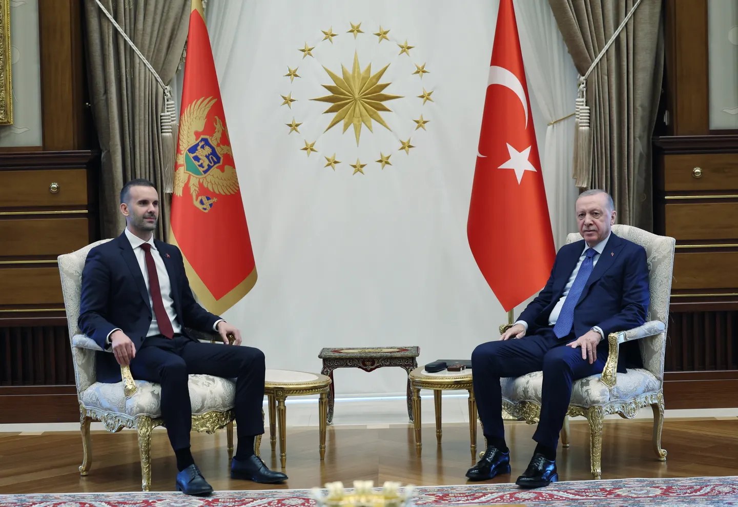 Predsjednik Turkiye Erdogan primio premijera Crne Gore Spajića