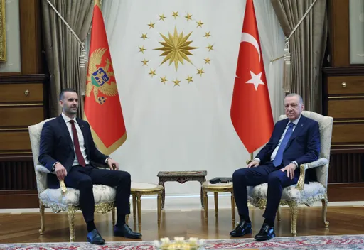 Predsjednik Turkiye Erdogan primio premijera Crne Gore Spajića