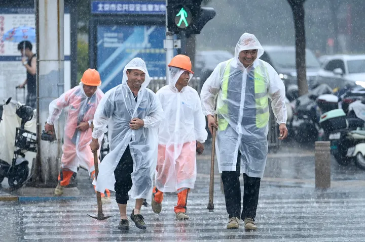 中国首都北京启动二级防汛应急响应
