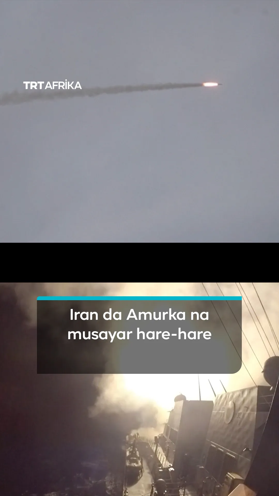 Iran da Amurka na musayar hare-hare