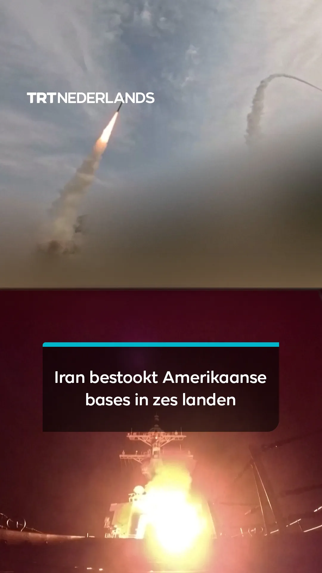 Iran bestookt Amerikaanse bases in 6 landen; VS voert voor 3de nacht op rij aanvallen uit op Iran