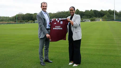 Aston Villa signs front-of-shirt Visit Rwanda sponsorship deal