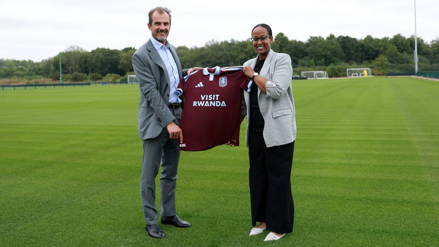 Aston Villa signs front-of-shirt Visit Rwanda sponsorship deal
