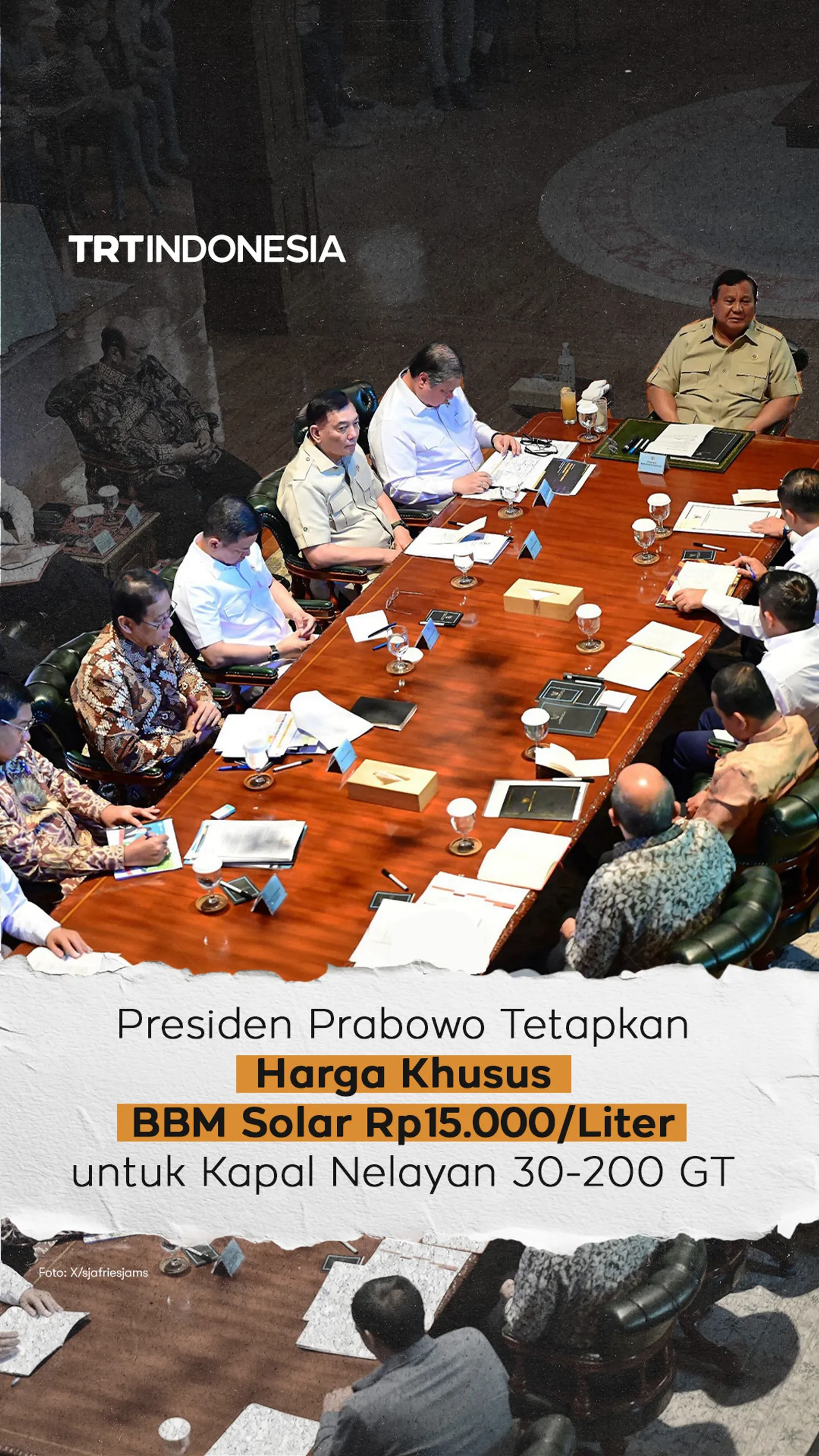 Prabowo tetapkan harga solar nelayan Rp15.000 per liter