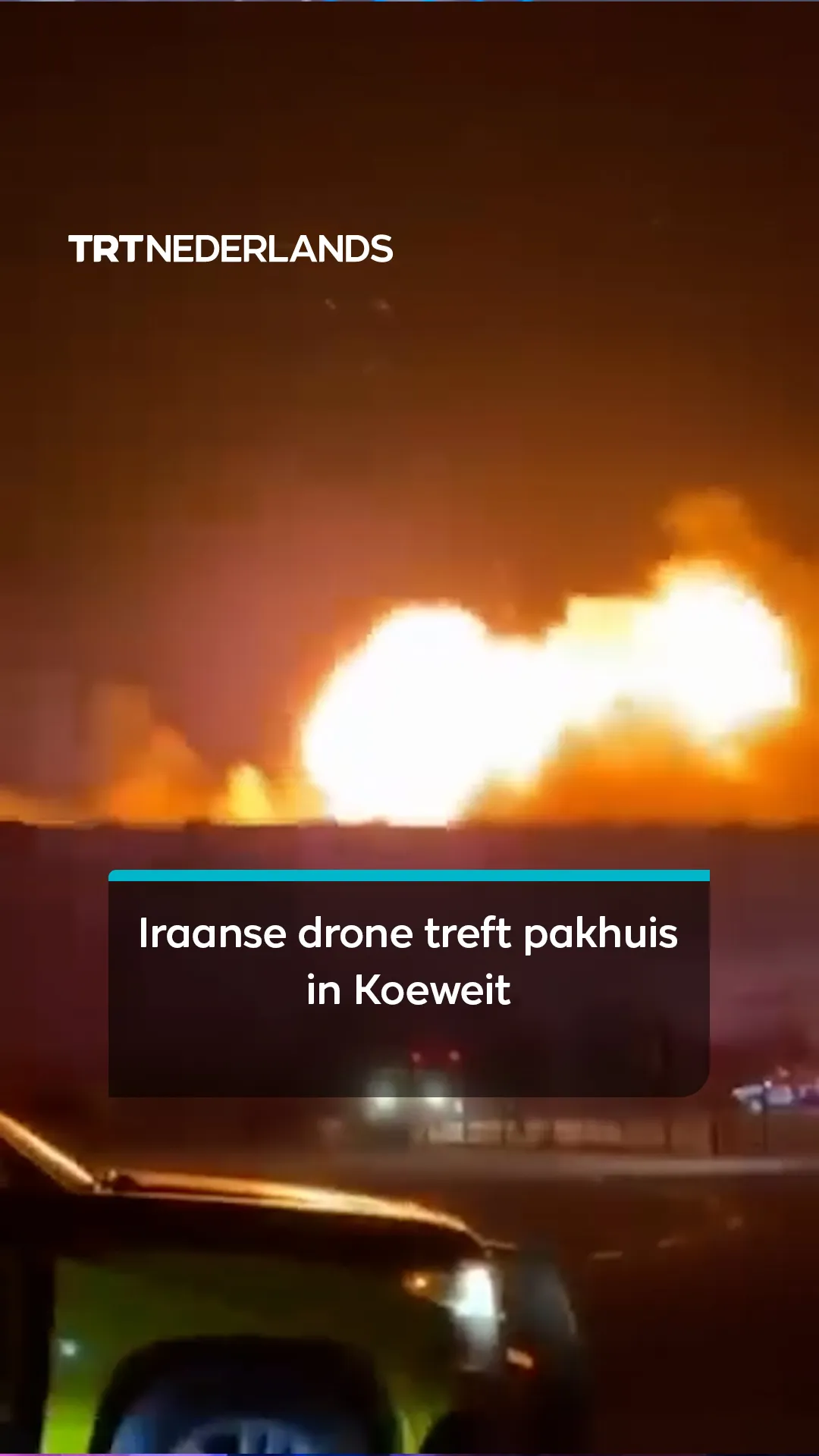 Iraanse Shahed-136-aanvalsdrone treft pakhuis in Koeweit