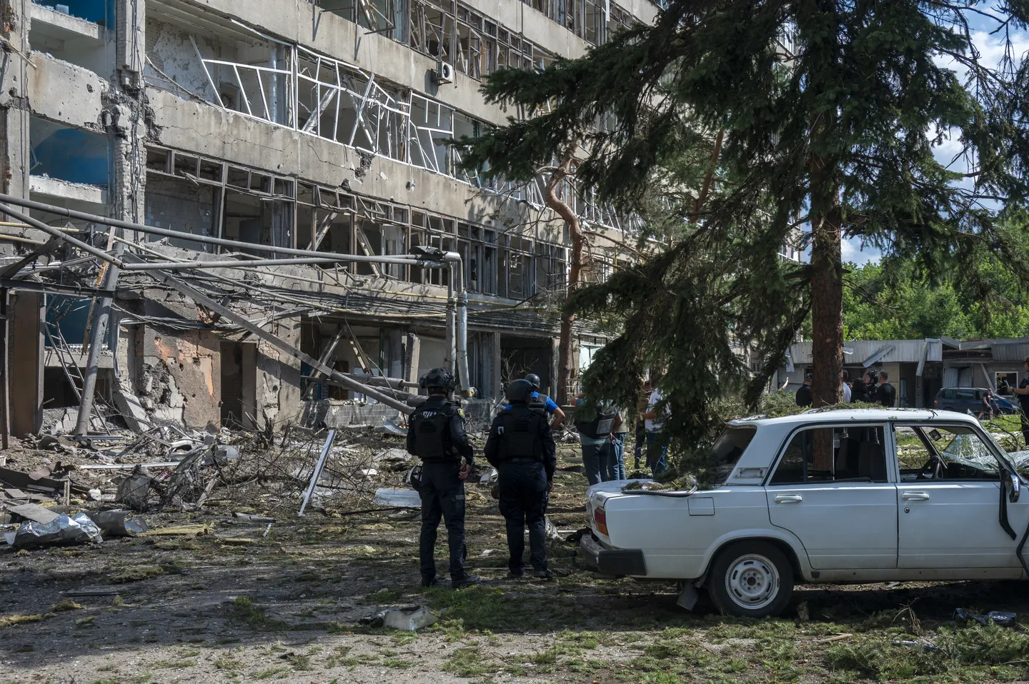 Russian strikes kill two in Kiev as Moscow says it hit military facilities