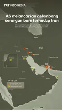 AS melancarkan gelombang serangan baru terhadap Iran